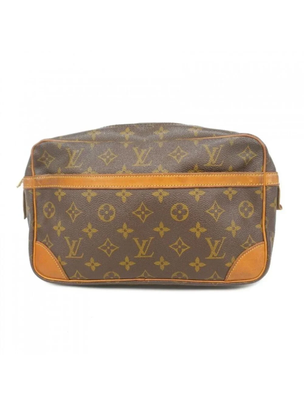 Louis Vuitton Clutch Monogram Compiegne 28 Brown